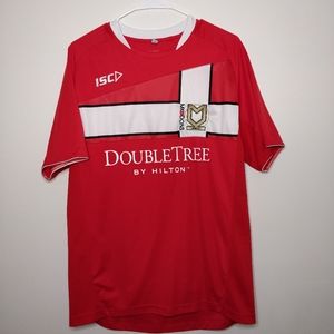 MK Dons red jersey
